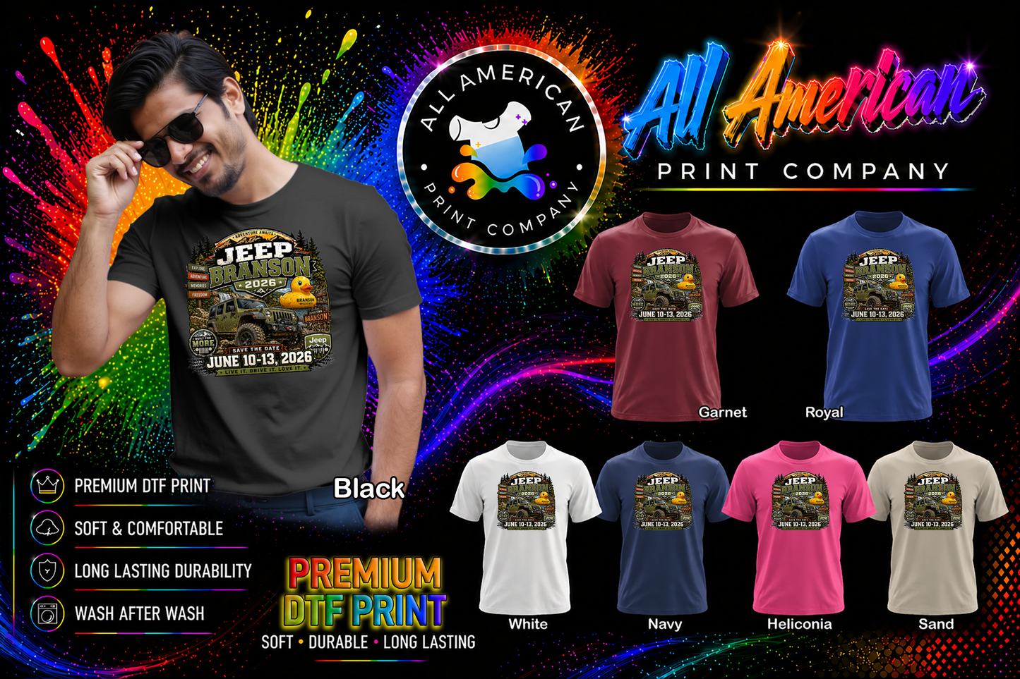 T-Shirt - Jeep Branson 2026 (Version 2)