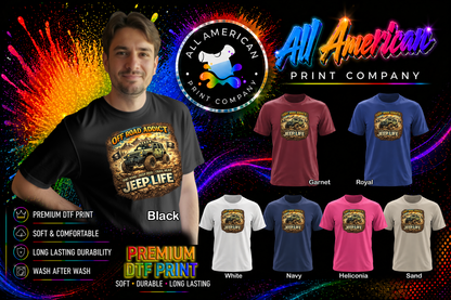 T-Shirt - Jeep - Off Road Addict