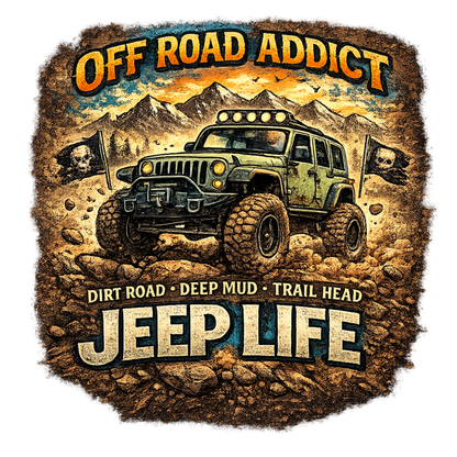 T-Shirt - Jeep - Off Road Addict