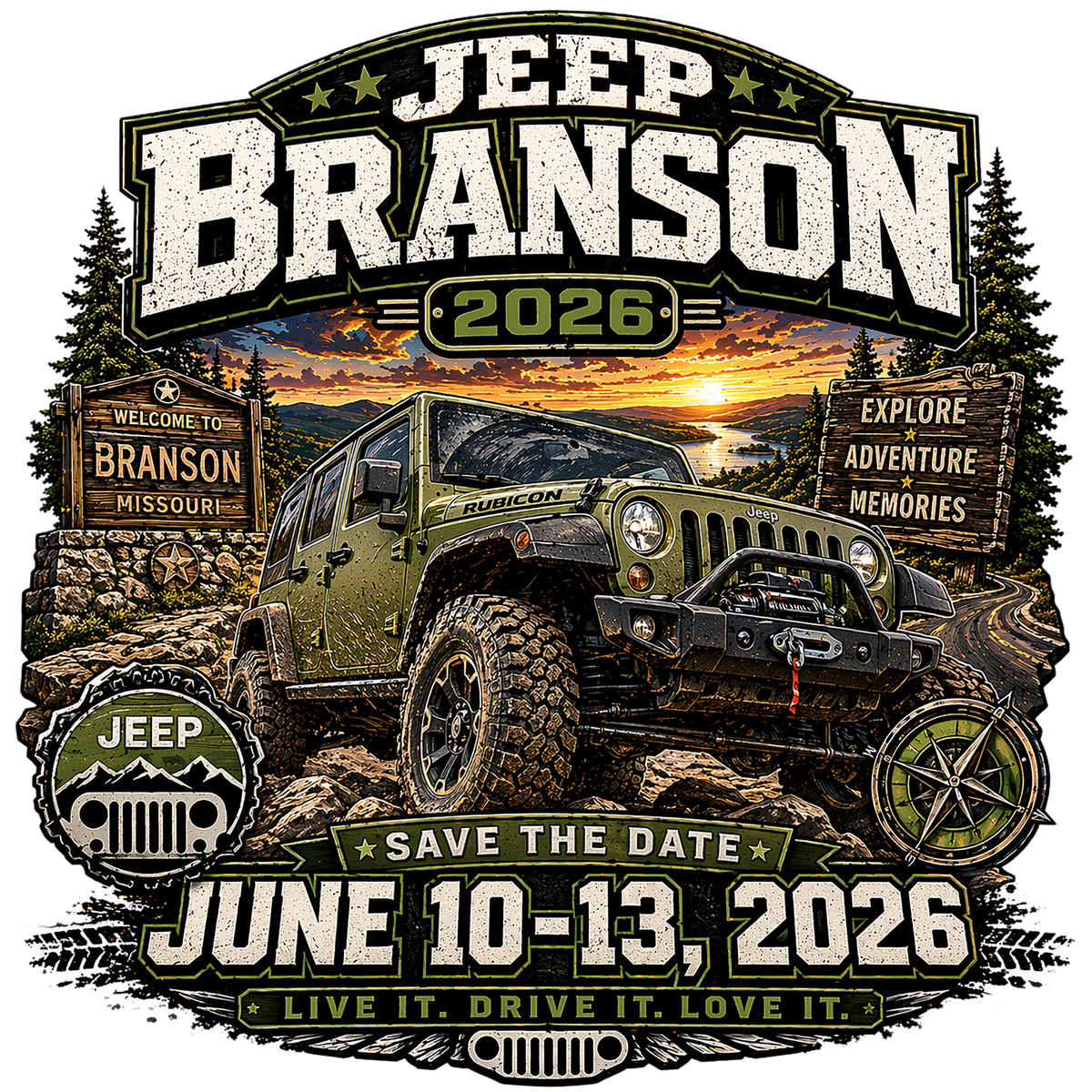 T-Shirt - Jeep Branson - Version 2