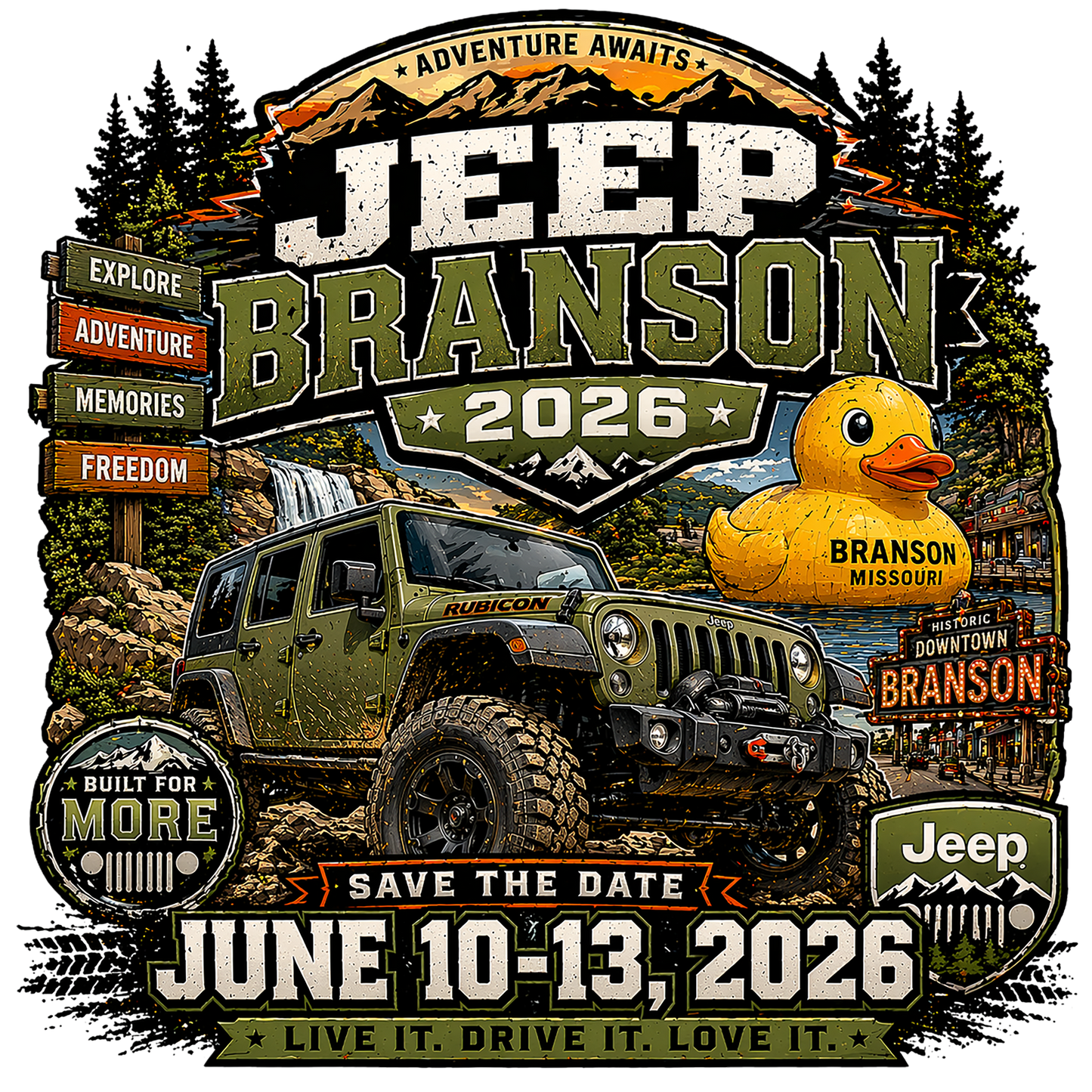 T-Shirt - Jeep Branson 2026 (Version 2)
