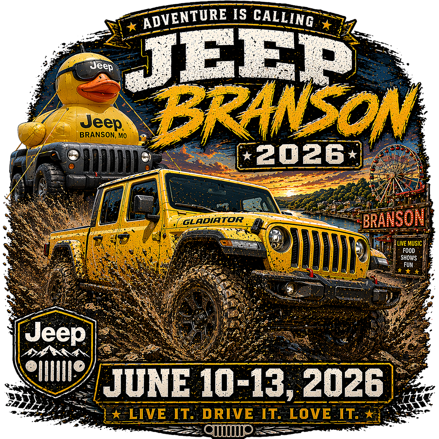 T-Shirt - Jeep Branson 2026 (Version 3)