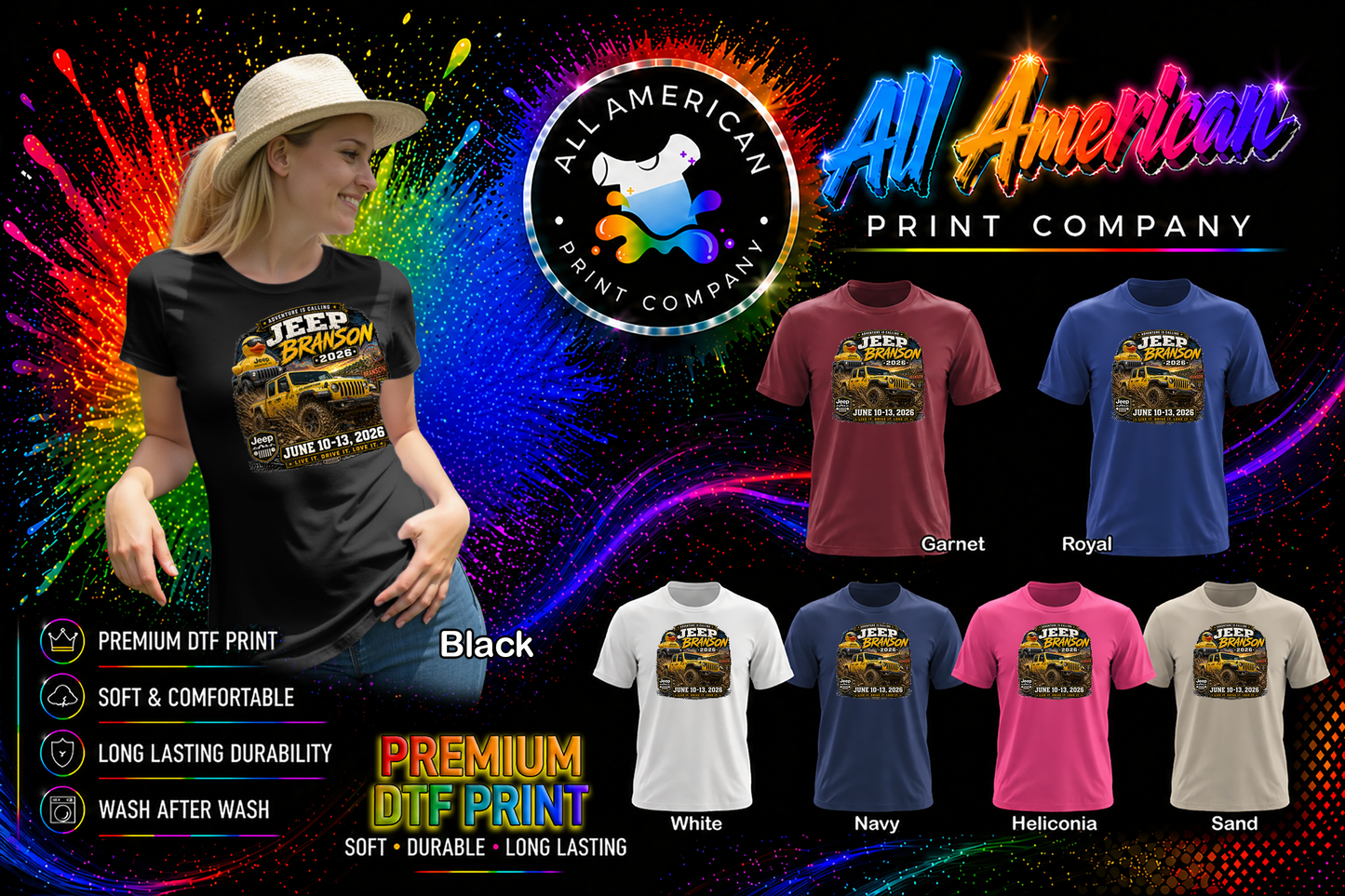 T-Shirt - Jeep Branson 2026 (Version 3)