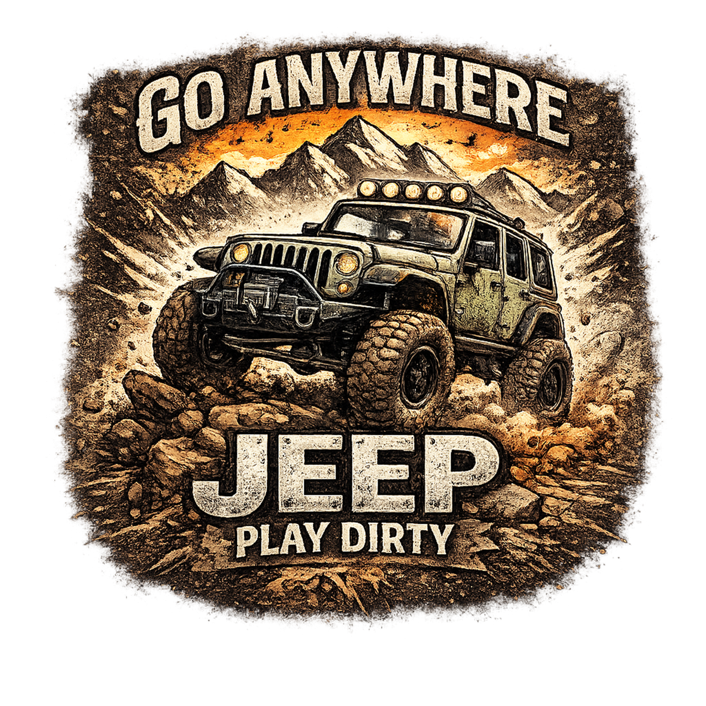 T-Shirt - JEEP - Go Anywhere