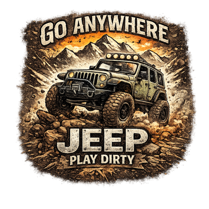 T-Shirt - JEEP - Go Anywhere