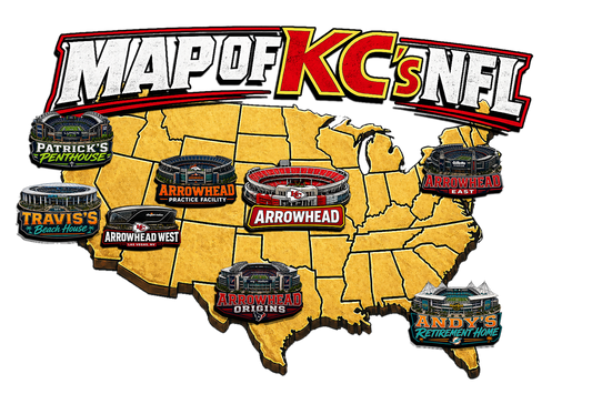 T-Shirt - NFL - Map of KC's NFL