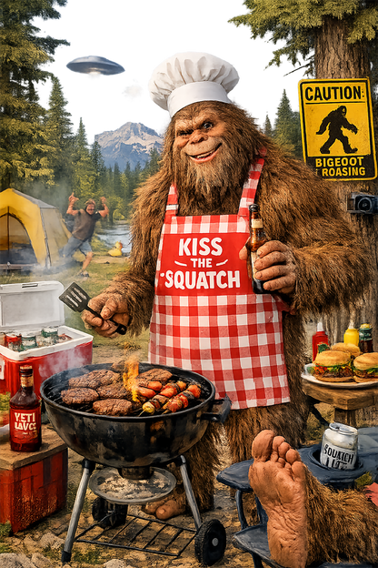 T-Shirt - Bigfoot - Kiss the Cook