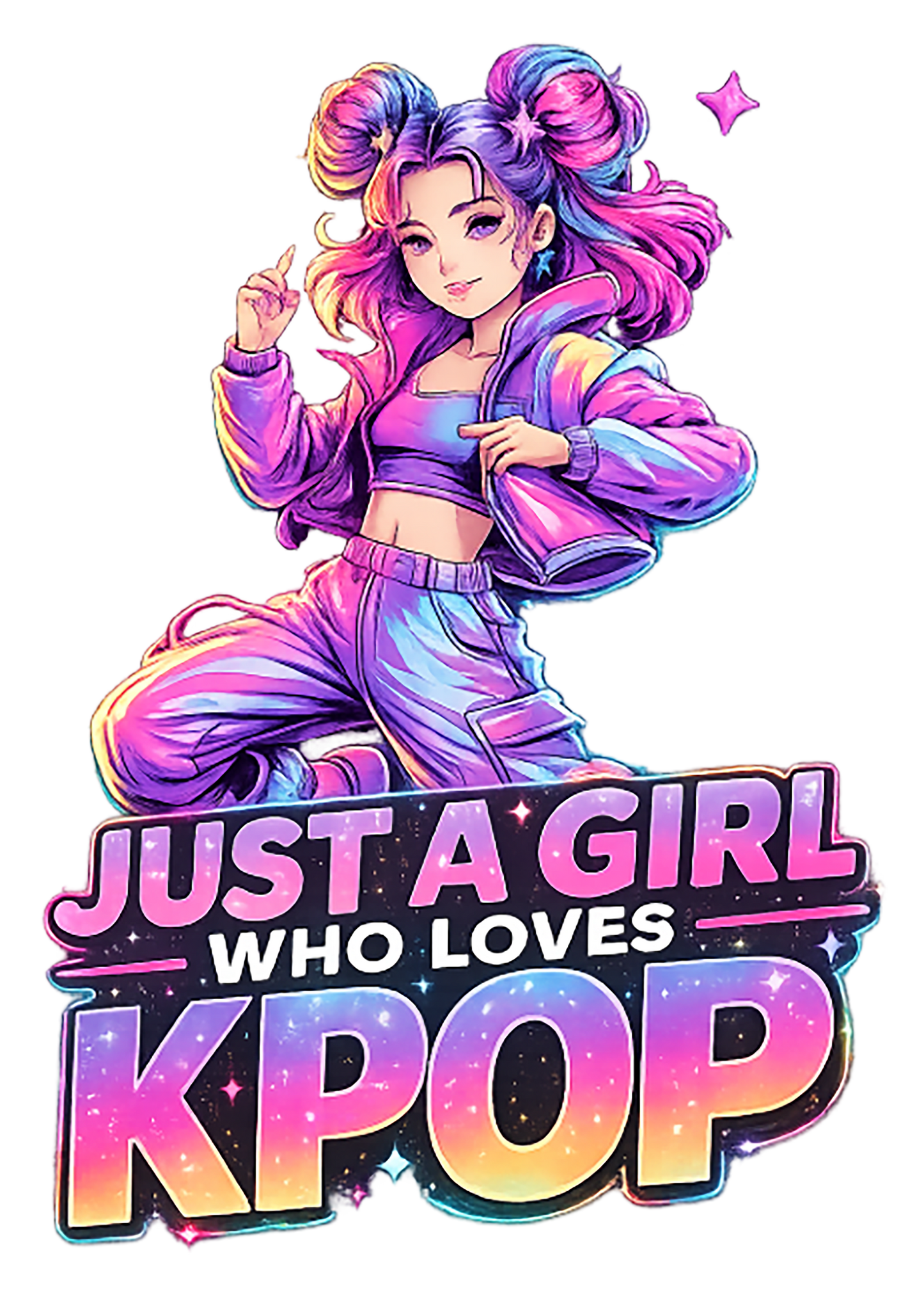 T-Shirt - Just A Girl Who Loves K-Pop