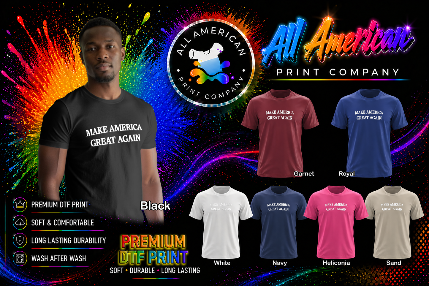 T-Shirt - Trump - Make America Great Again