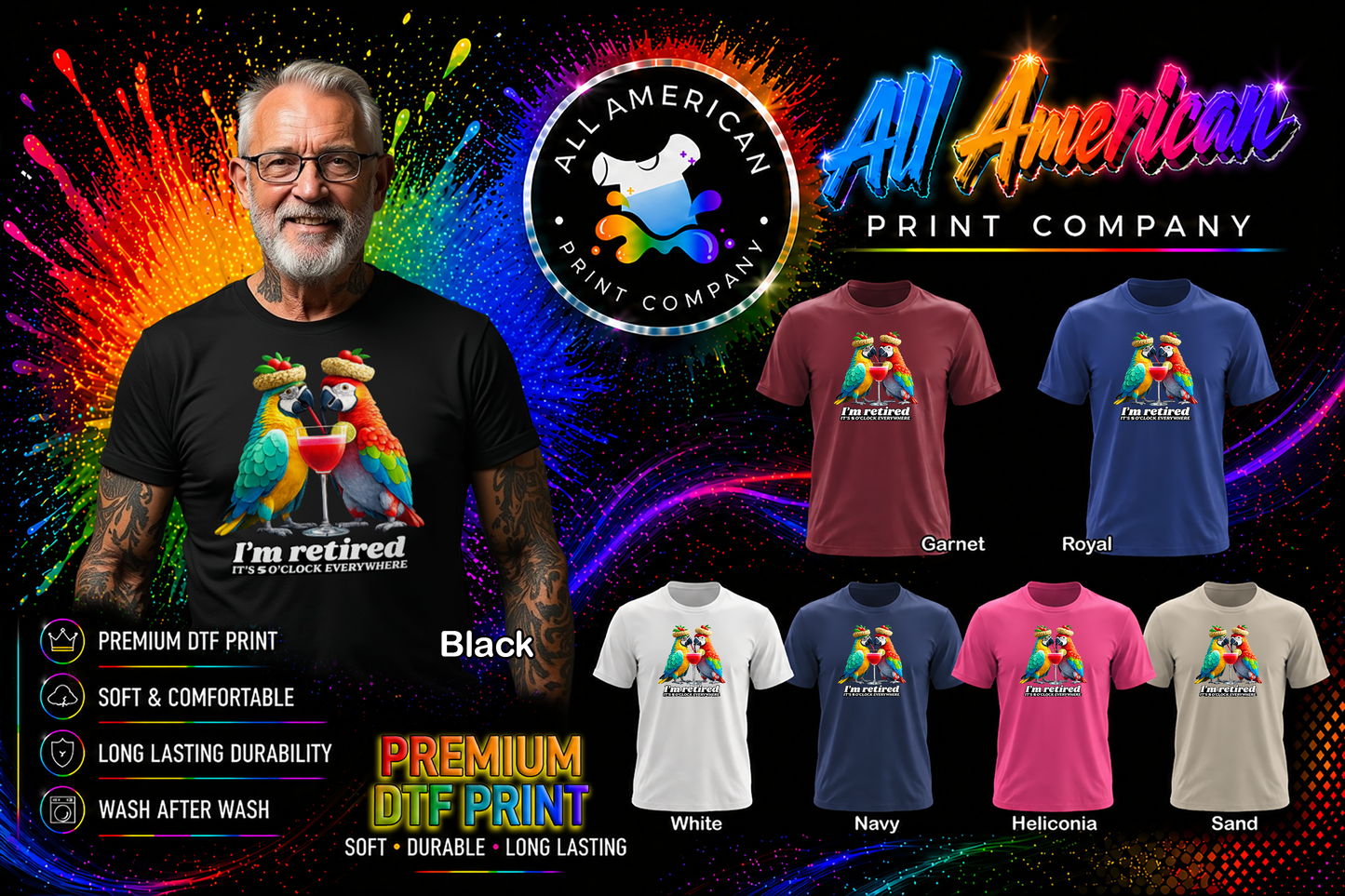 T-Shirt - Jimmy Buffet - Retired