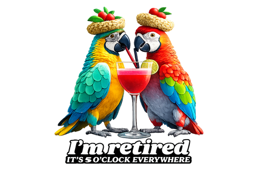 Jimmy Buffet - Margaritaville - 5 O'Clock Vintage Style T-Shirt
