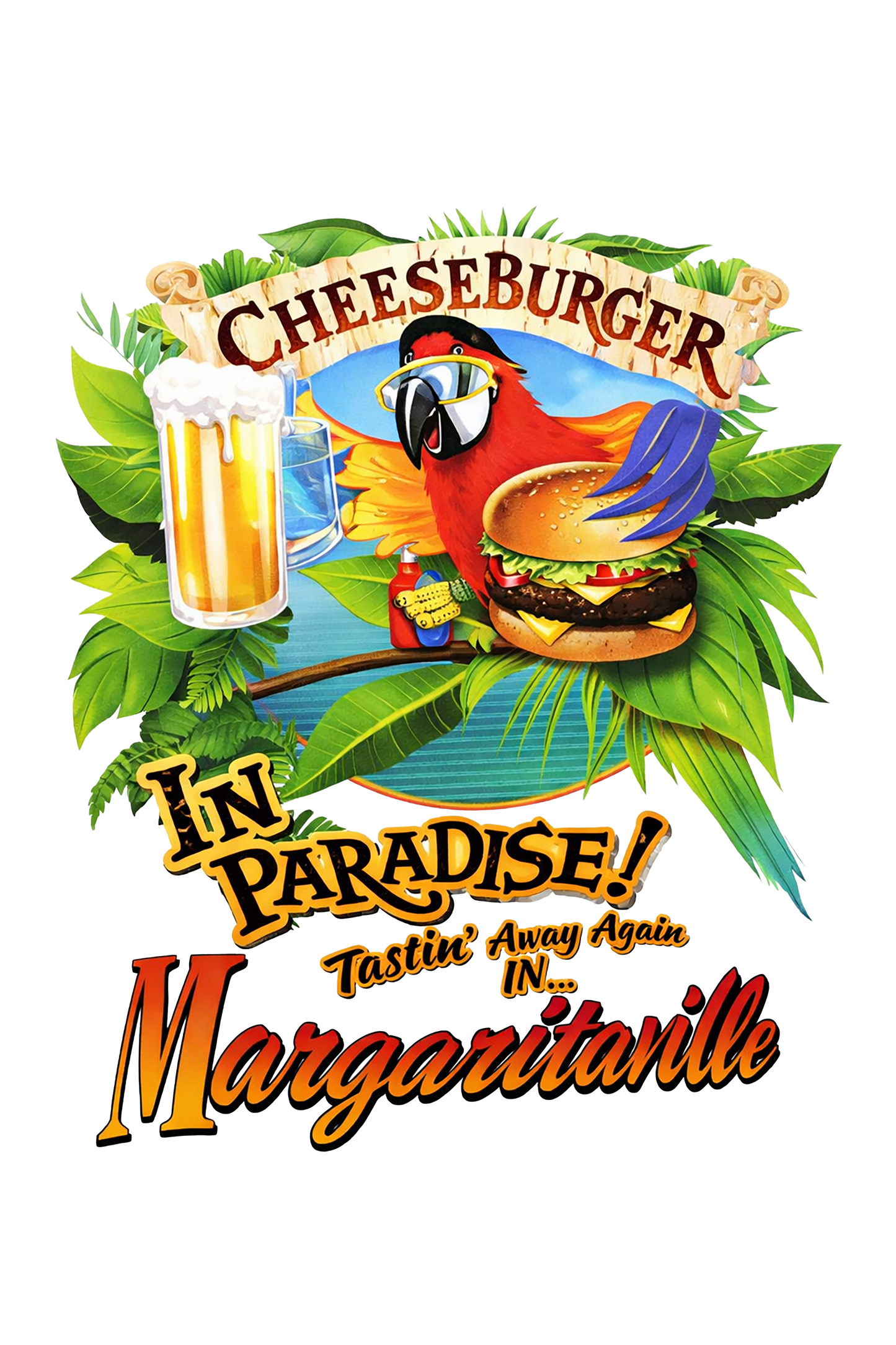 T-Shirt - Jimmy Buffet - Cheeseburger