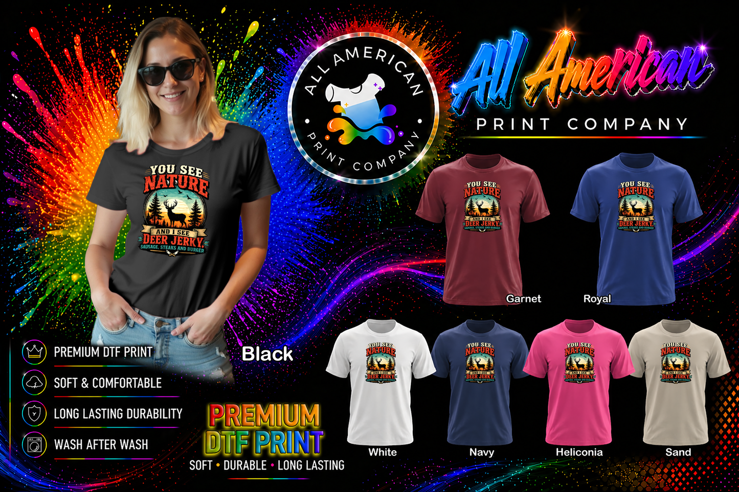 T-Shirt - Hunting - Nature