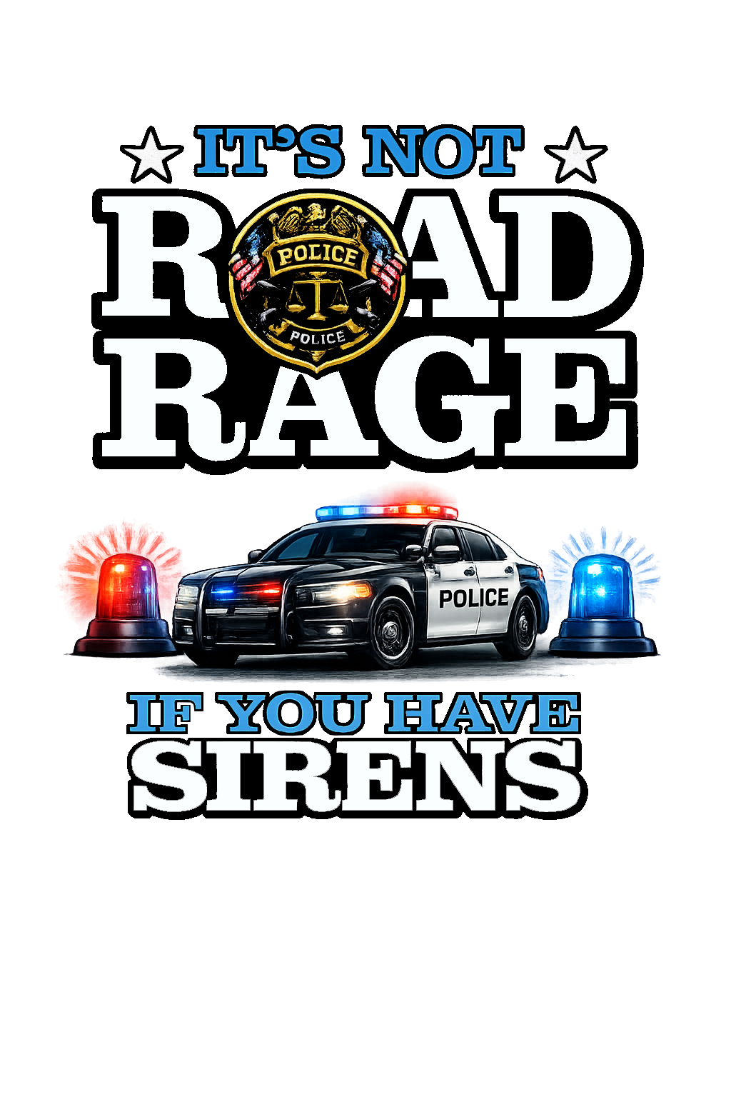 T-Shirt - Road Rage Police