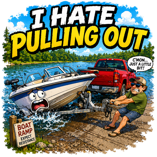 T-Shirt - Fishing - Pulling Out