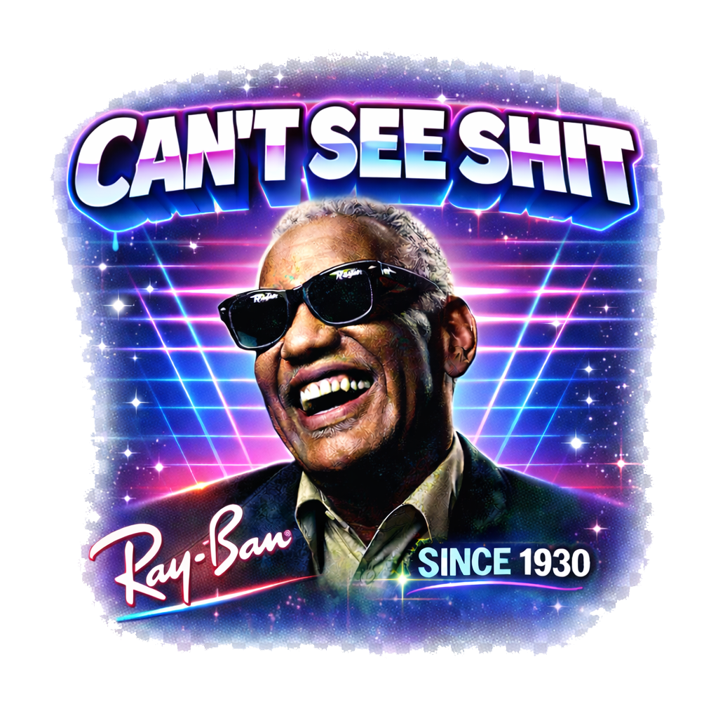 T-Shirt - Can't See Shit - Ray-Ban