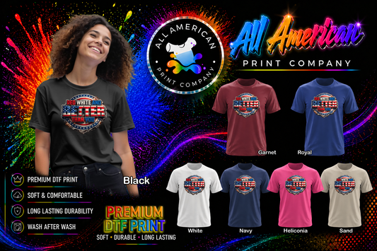 T-Shirt - Red, White & Better