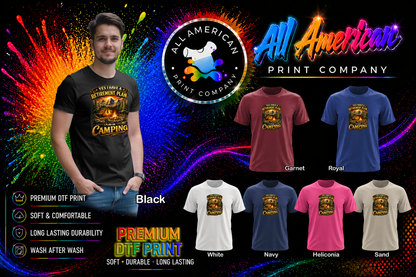 T-Shirt - Camping - Retirement