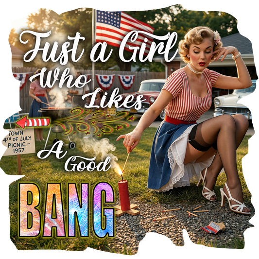 T-Shirt - Just A Girl.... - Retro Housewife Designs