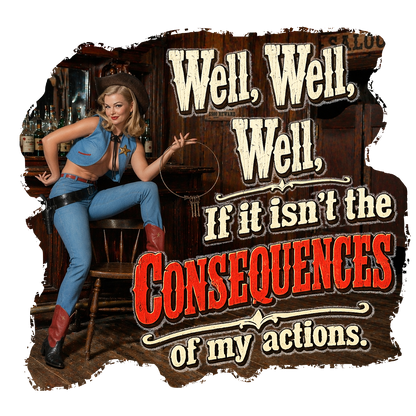 T-Shirt - Well, Well, Well - Retro Housewife Designs