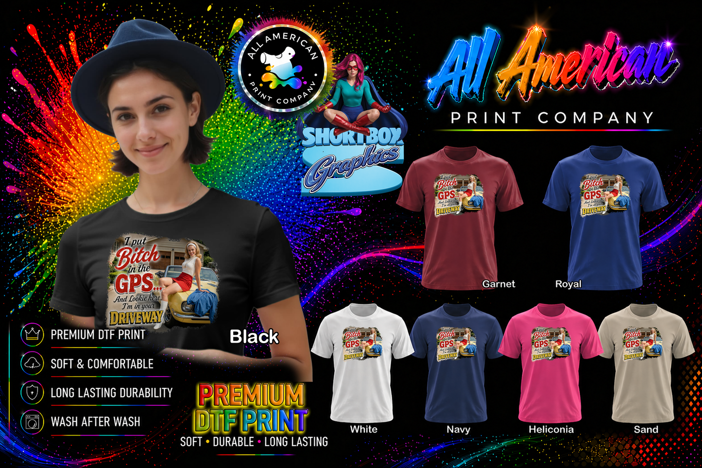 T-Shirt - GPS - Retro Housewife Designs