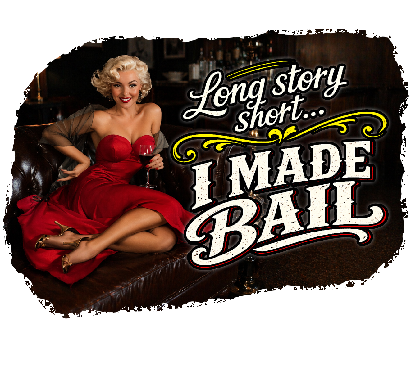 T-Shirt - Made Bail - Retro Housewife Designs