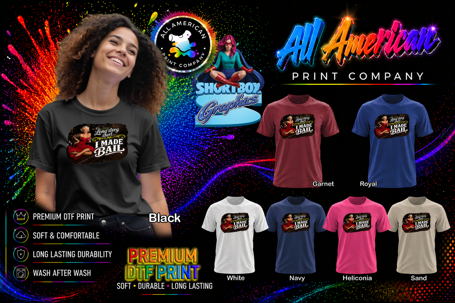 T-Shirt - Made Bail - Retro Housewife Designs