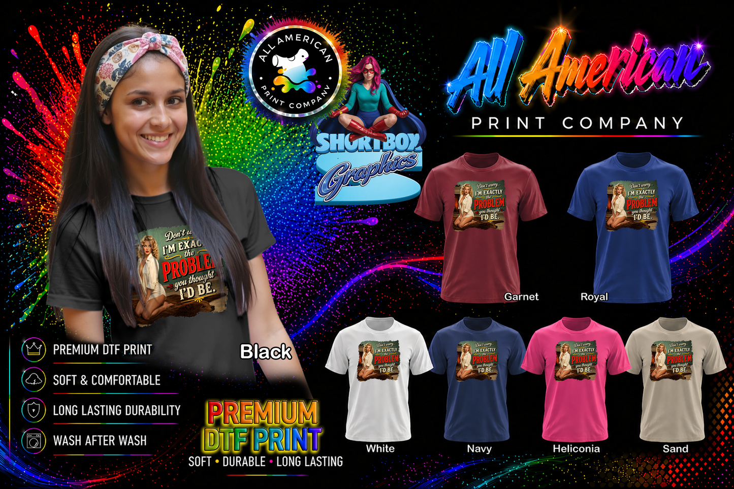 T-Shirt - The Problem - Retro Housewife Designs