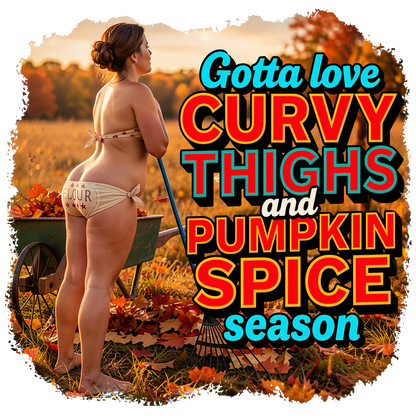 T-Shirt - Curvy Thighs - Retro Housewife Designs