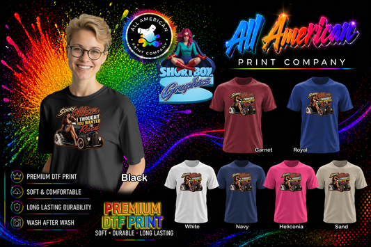 T-Shirt - Race - Retro Housewife Designs