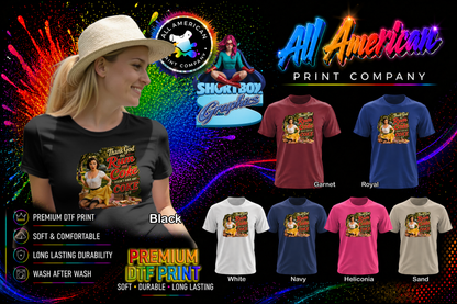 T-Shirt - Rum & Coke - Retro Housewife Designs