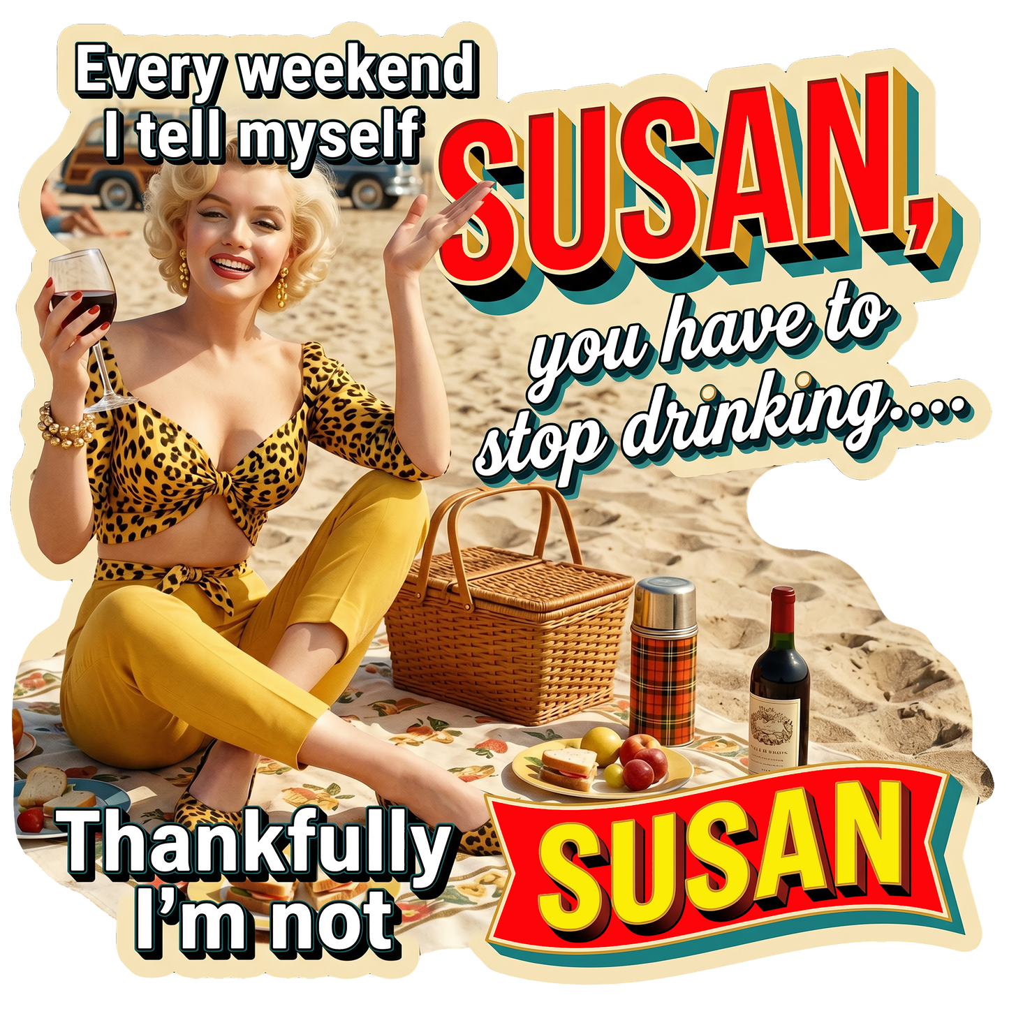 T-Shirt - Susan - Retro Housewife Designs