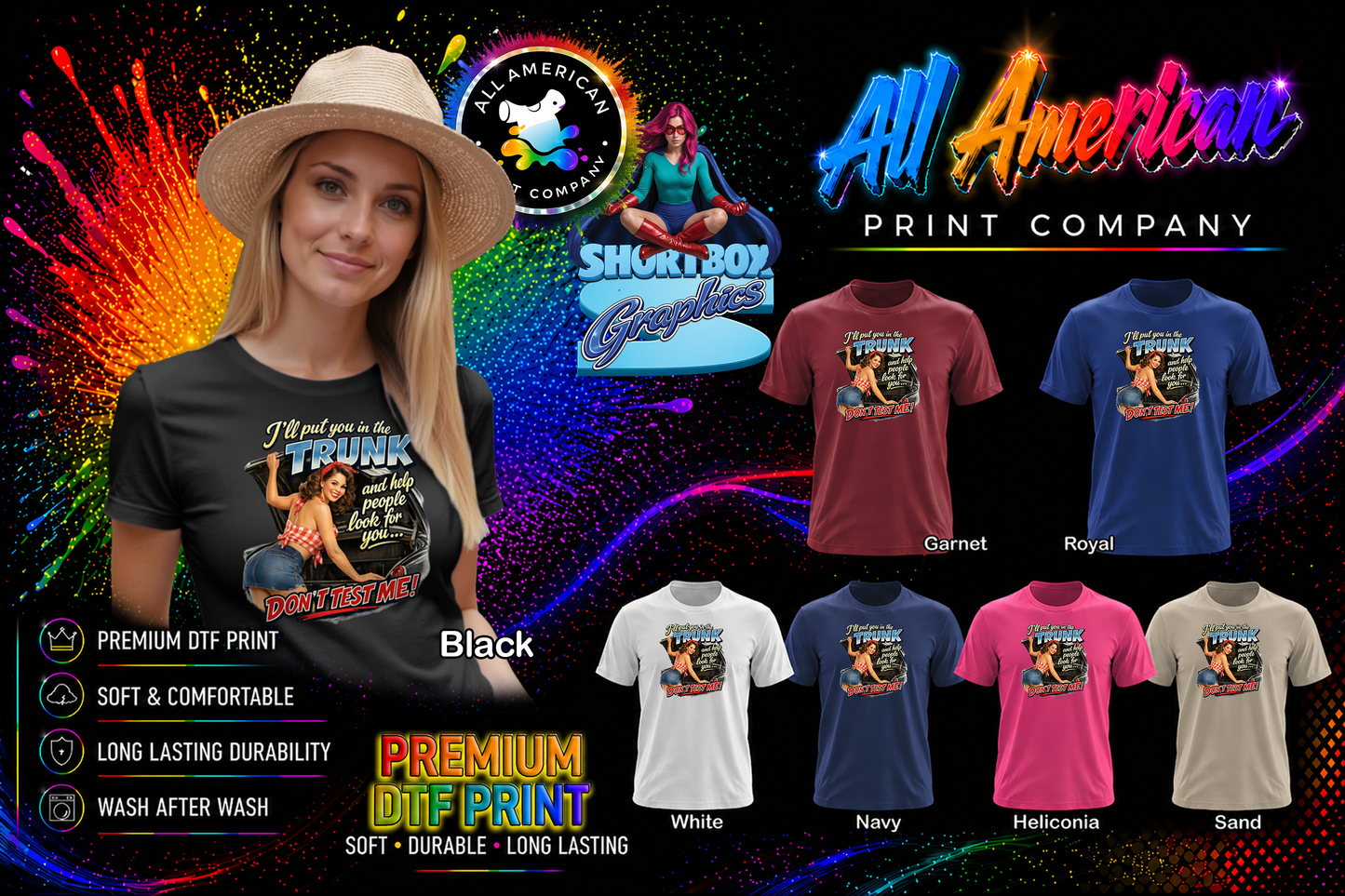 T-Shirt - In the Trunk - Retro Housewife Designs