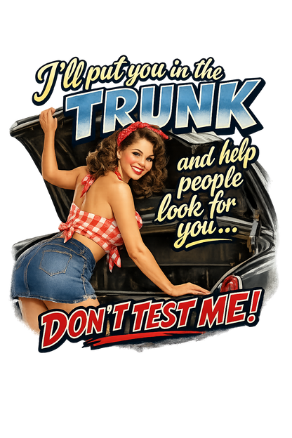 T-Shirt - In the Trunk - Retro Housewife Designs