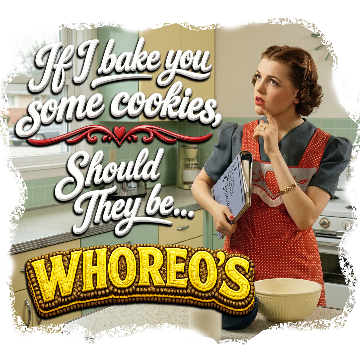 T-Shirt - Whoreo's - Retro Housewife Designs