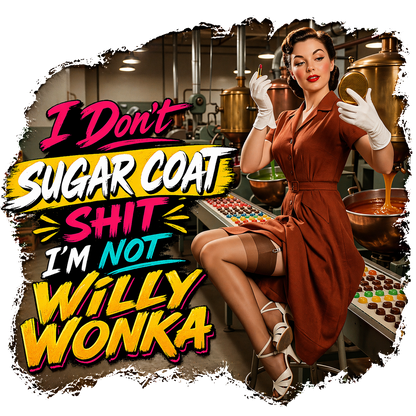 T-Shirt - Willy Wonka - Retro Housewife Designs