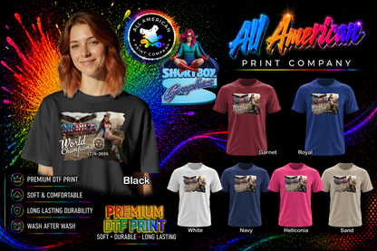 T-Shirt - World Champions USArmy - Retro Housewife Designs
