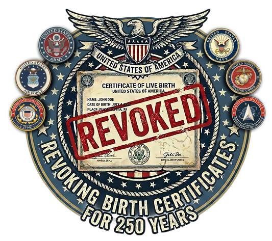 T-Shirt - Revoking Birth Certificates for 250 Years