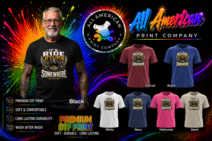 T-Shirt - Motorcycle - Ride O'Clock