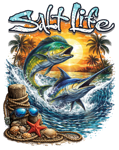 T-Shirt - Salt Life - Surf Fish