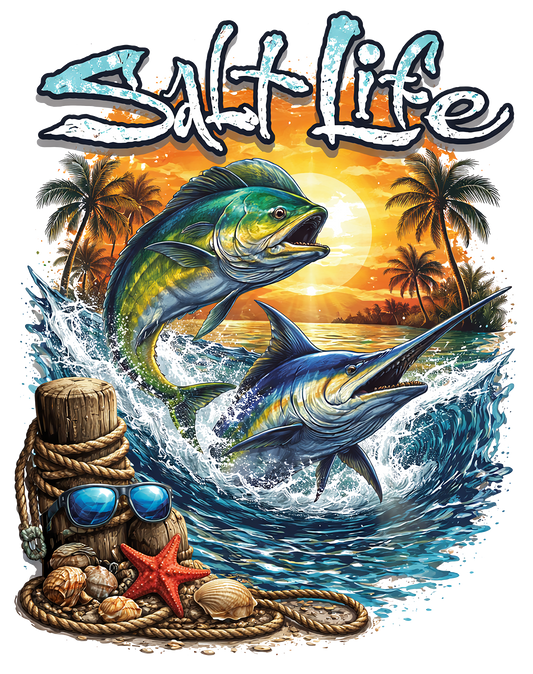 T-Shirt - Salt Life - Surf Fish