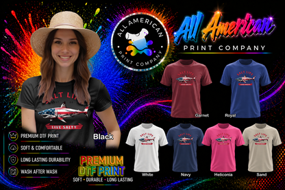 T-Shirt - Salt Life - Flag Shark