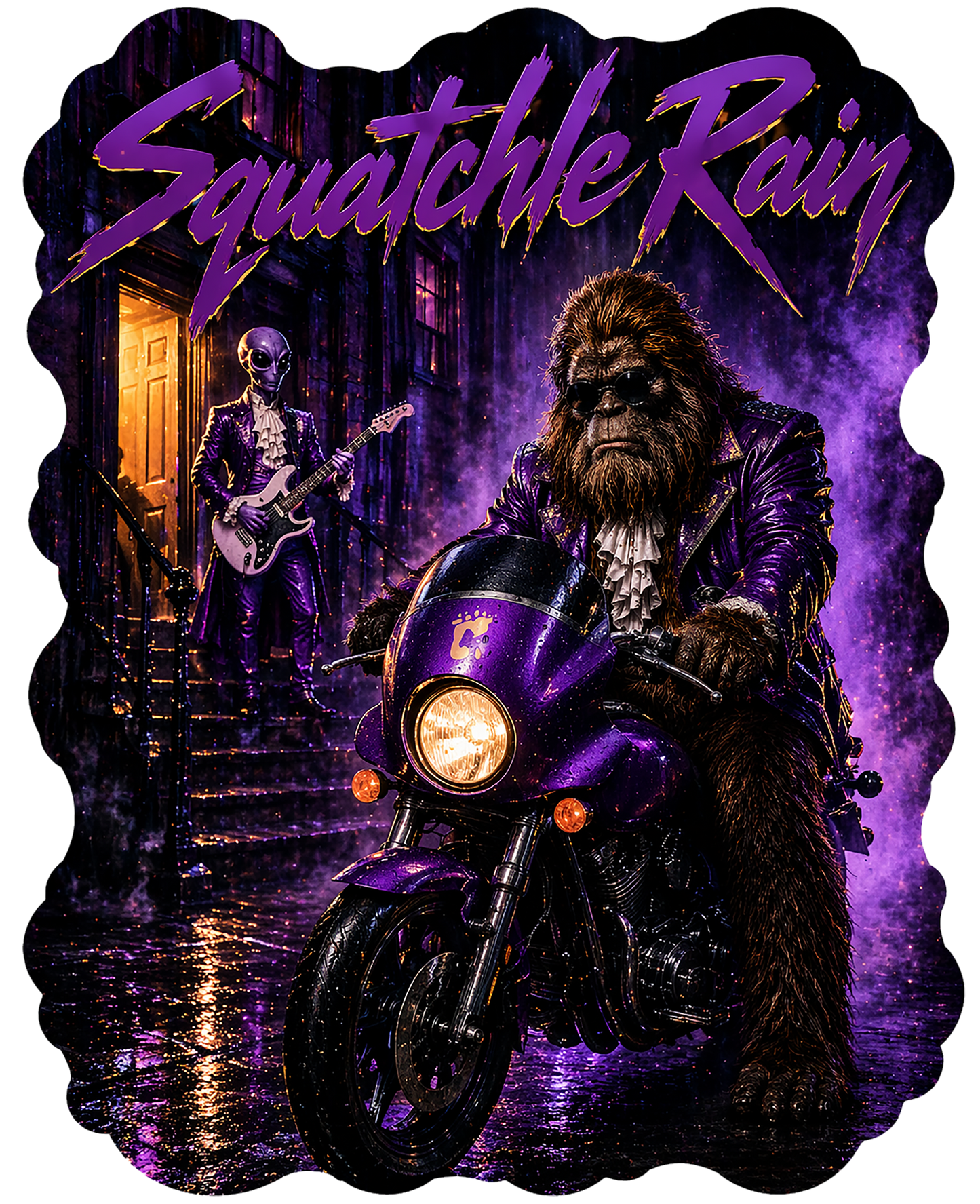T-Shirt - Bigfoot - Squatchle Rain