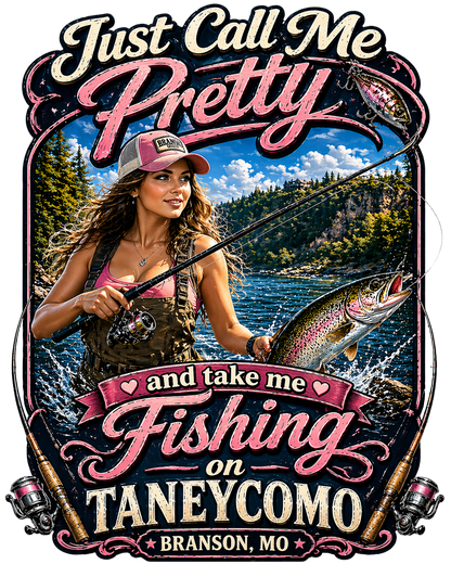 T-Shirt - Fishing - Call Me Pretty TaneyComo