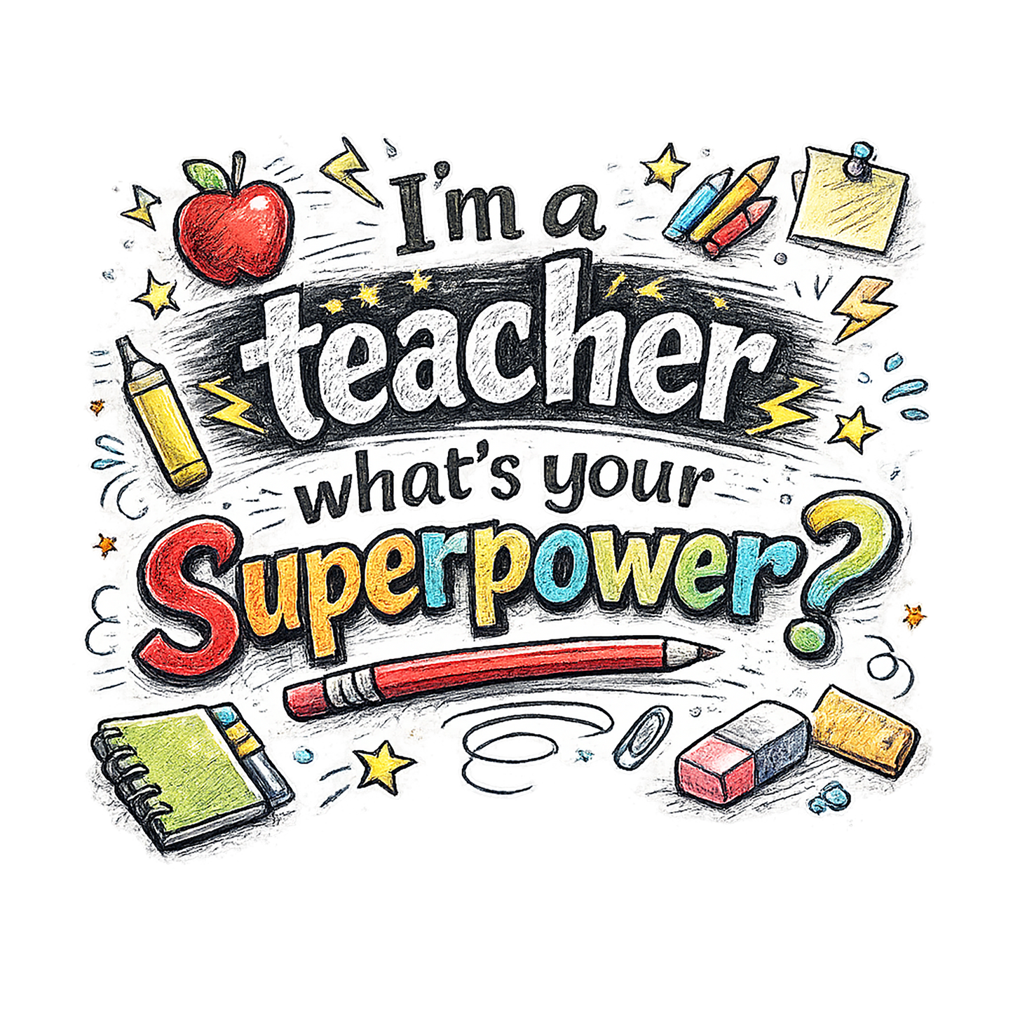 T-Shirt - Teacher Superpower