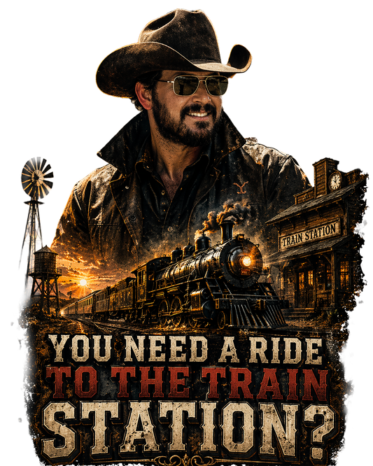 T-Shirt - Yellowstone Train Station
