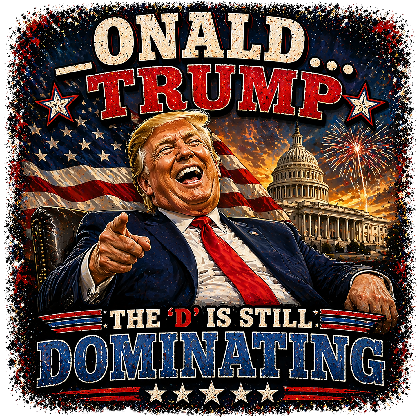 T-Shirt - Trump - D Is Dominating