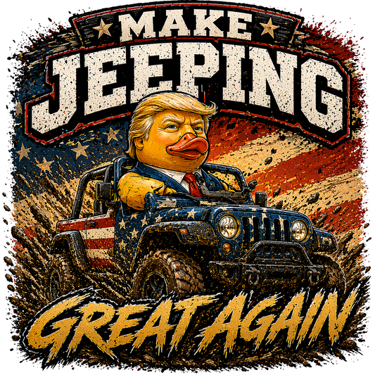 T-Shirt - Jeep - Trump - Make Jeeping Great Again