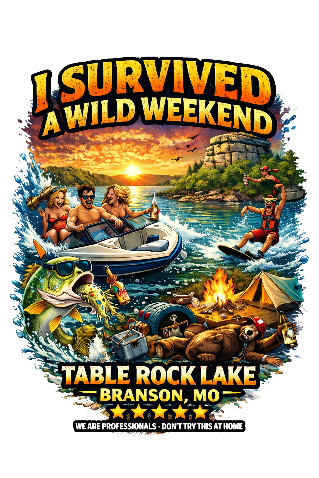 T-Shirt - Branson - Wild Weekend