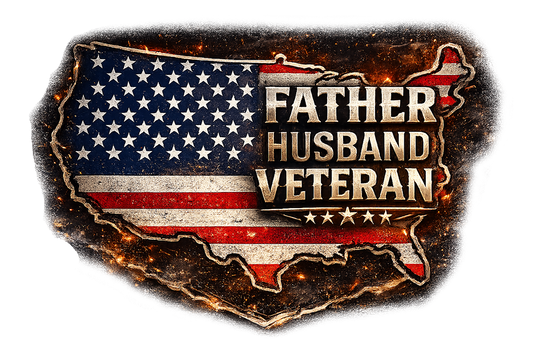 T-Shirt - Father Husband Veteran